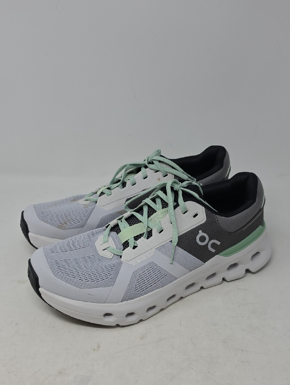 On Cloudrunner 2 Wide Sneaker In Glacier/Sage Men's  Size 11
